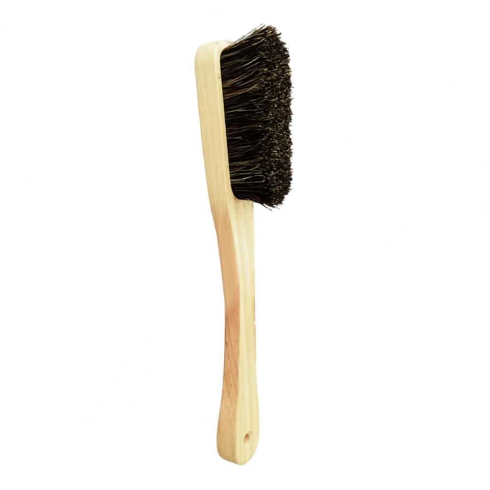 Brosse d'escalade 2 en 1, brosse à poils souples avec manche en bois de hêtre, dissolvant de callosités, brosse à poils de sanglier pour l'escalade: WHITE