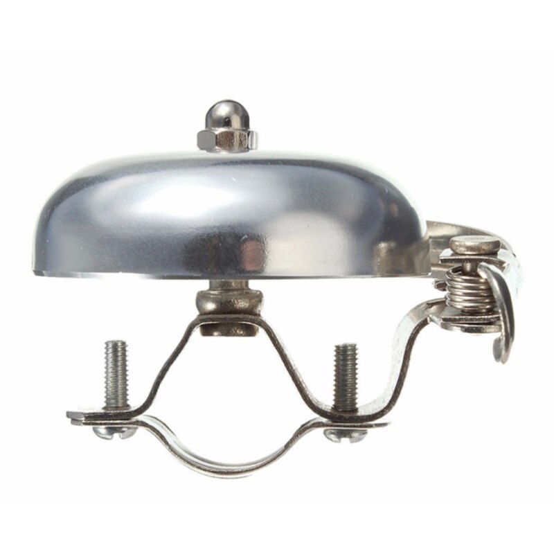 Gouden zilveren fietsbel vintage bel mountainbike aluminiumlegering bel grote bel fiets fietsaccessoires: Zilverachtig