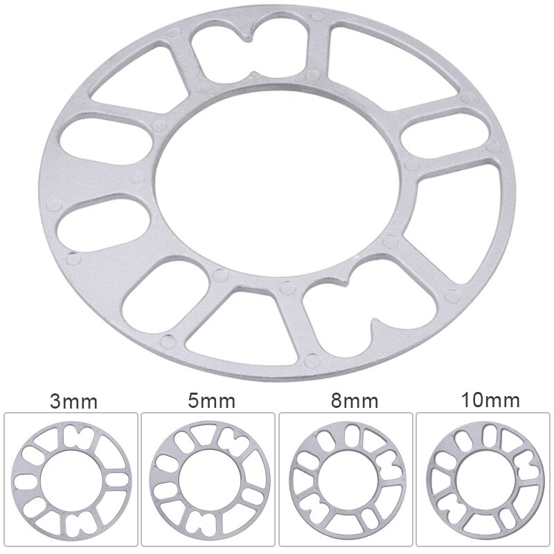 Espaciadores de rueda de coche Universal, adaptador de placa de cuñas, apto para 4x100, 4x114,3, 5x100, 5x108, 5x114,3, 5x, 5x120, 1 unidad