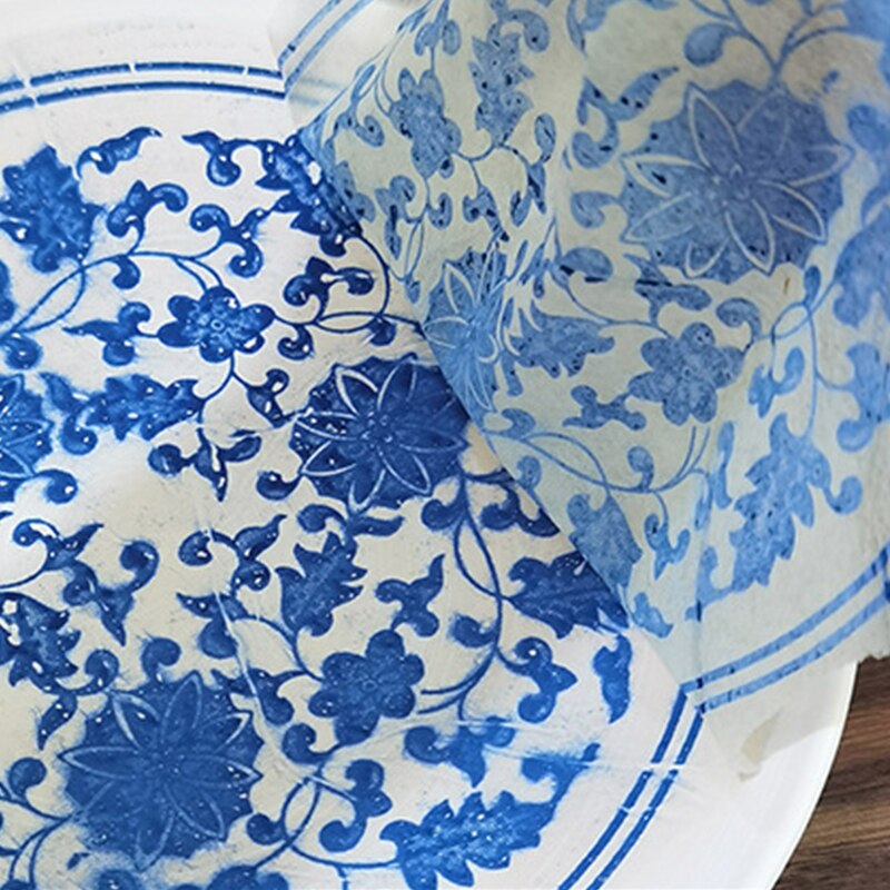 Papier de transfert en céramique d&#39;art poterie, glaçure sous glaçure, fleur noire, décalcomanies en céramique haute température, outils en argile polymère pour bricolage
