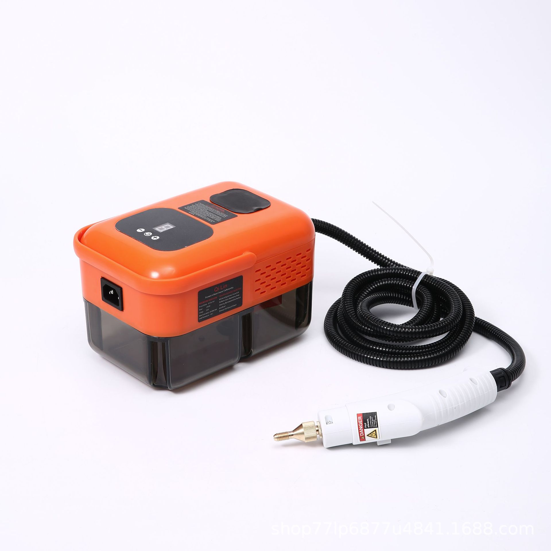 110V/220V Hoge Temperatuur Stoomreiniger Sterilisatie Digitale Display Draagbare Handgreep Touch Huishoudelijke Keuken Reiniging: YELLOW