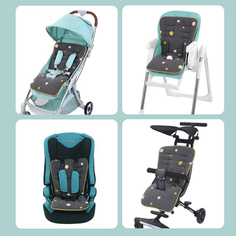 Assento do bebê assento de assento do bebê assento de assento de carro assento de assento de assento de assento de bebê almofada de assento infantil fluff universal para carrinho de criança, assento de carro