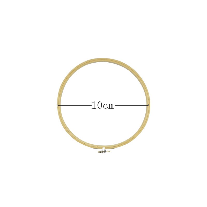 8-34cm ring embroidery hoop frame large sewing tools mini wood embroidery cross stitch Bamboo hoop for kit accessories decor: 10cm