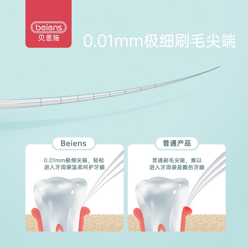 Beiens Baby Toothbrush Kids Silicone Brush children Training Tooth brush Dental Oral Care baby Items with Cartoon Pattern