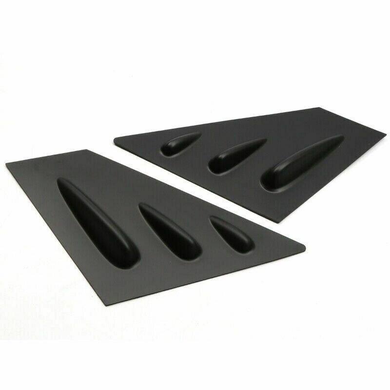 Car ABS Matte Black Side Window Louver Window Shutter Cover Trim for Subaru WRX STi