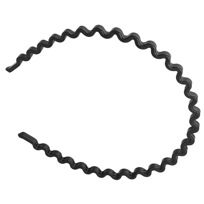 Promoção! Faixa de cabelo ondulado preto plástico do pneu do cabelo do uso feminino