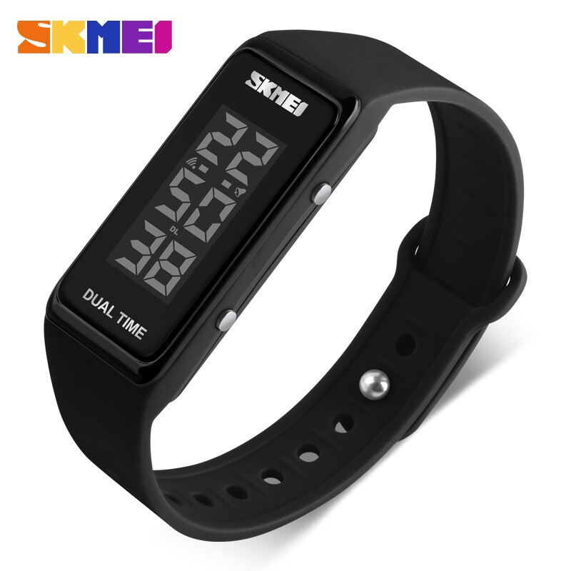 SKMEI Vrouwen Sport Horloges LED Elektronische Digitale Horloges Waterdichte Outdoor Sport Vrouwen Polsbandje Horloge