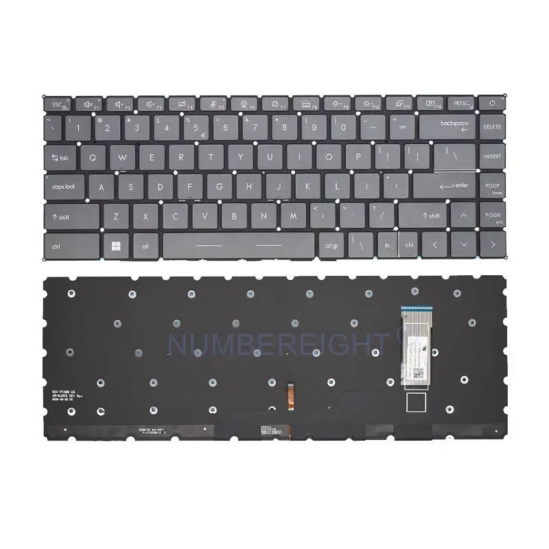 Fodral till msi modern 14 b4mw b4m ms -14dk ms -14 dk 1 9 7-14 dk 11 lcd-skärm baksida topp/ram/handledsstöd övre/undre hölje/tangentbord/fläkt