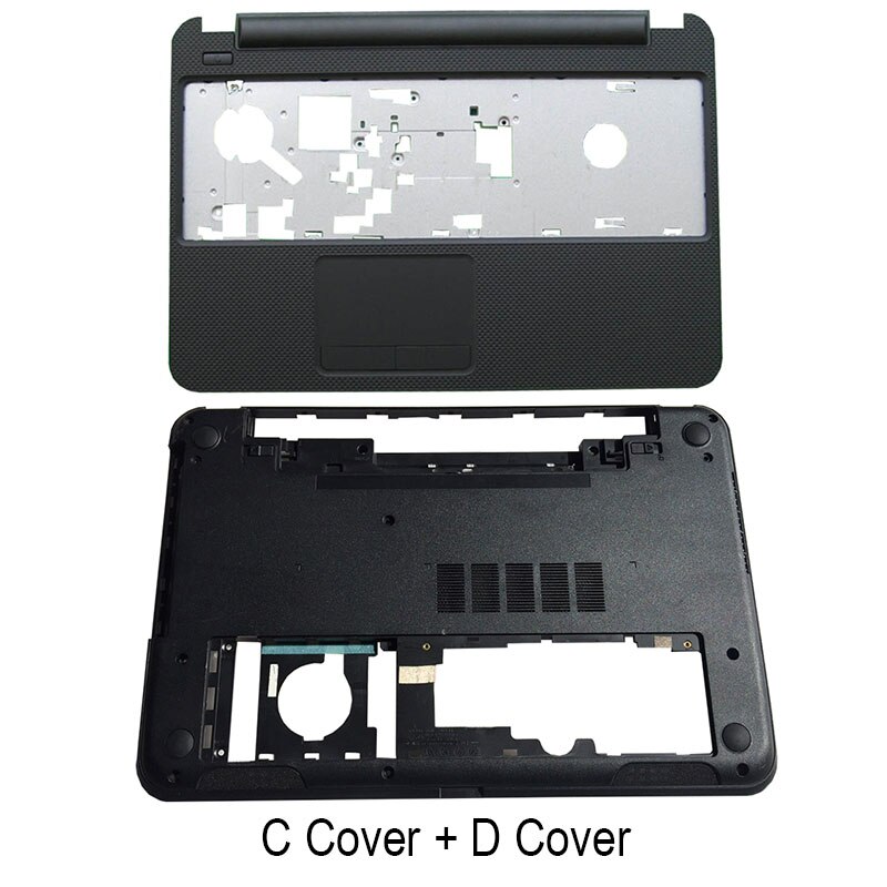 Laptop Lcd Back Cover Voor Dell Inspiron 15R 5521 3521 5535 5537 Voorkant Palmrest Bottom Case Lcd Scharnier zwart 0Xtfgd