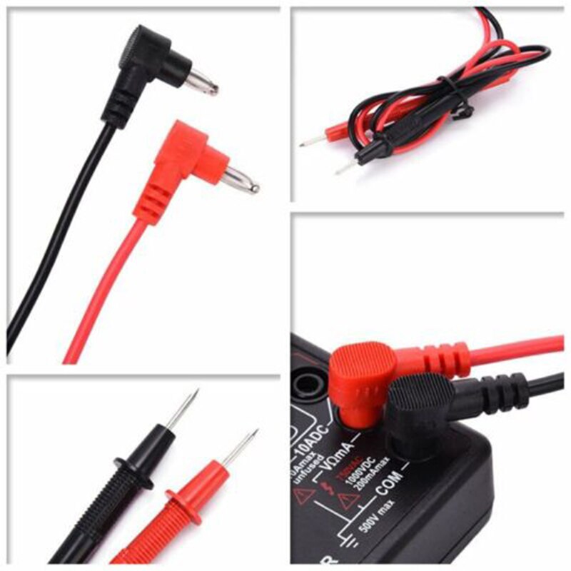 LCD Digital Multimeter Tester DT838 Voltmeter Measuring Current Resistance Temperature Meter AC DC Ammeter Test Lead Probe Test