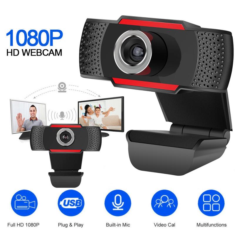 Rotatable HD 1080P 720P Webcam Mic Rotatable PC Desktop Web Camera Cam Mini Computer WebCamera Cam Video Recording Work