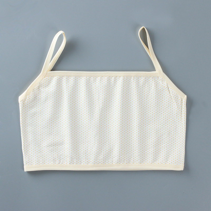 Soutien-gorge tubulaire en coton pour filles de 7 à 15 ans, sous-vêtements, collection printemps-été, 3 pièces