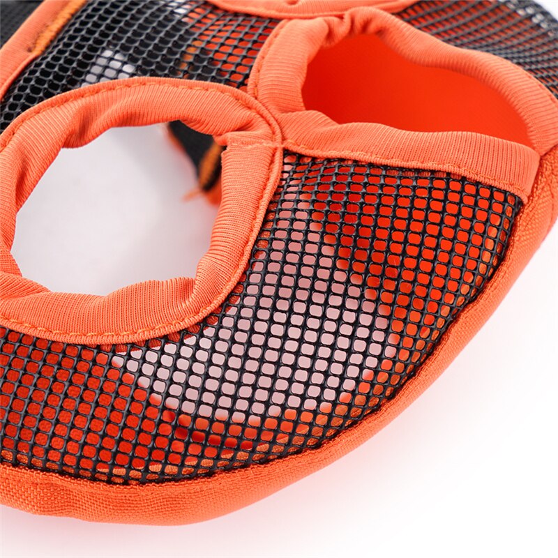 Muzzle For Dog Pet Breathable Mesh Dog Mouth Mask Anti Biting Muzzle for Small Medium Short Snout Dog Pitbull Chihuahua Bulldog