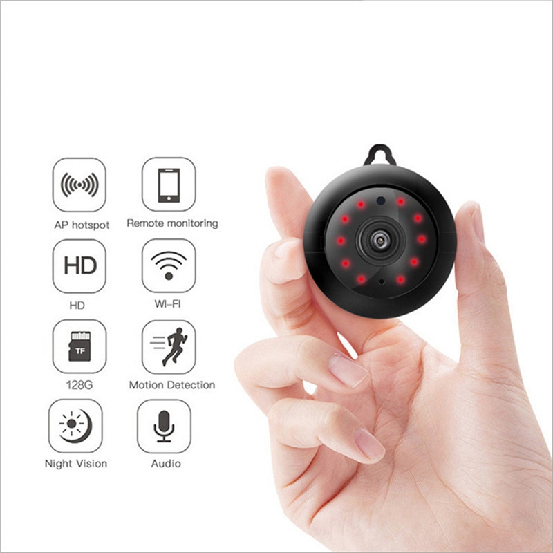 Hd 1080P Wifi Ip Camera Nachtzicht Smart Home Huisdier Baby Security Monitor Mini Draadloze Bewakingscamera