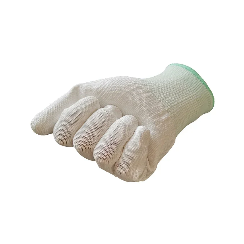 Antistatische sichere Handschuhe, elektronische Arbeitshandschuhe, Polyester, weiße PU-beschichtete Handschuhe für Gartenarbeit, Angeln – XS, S, M, L guantes