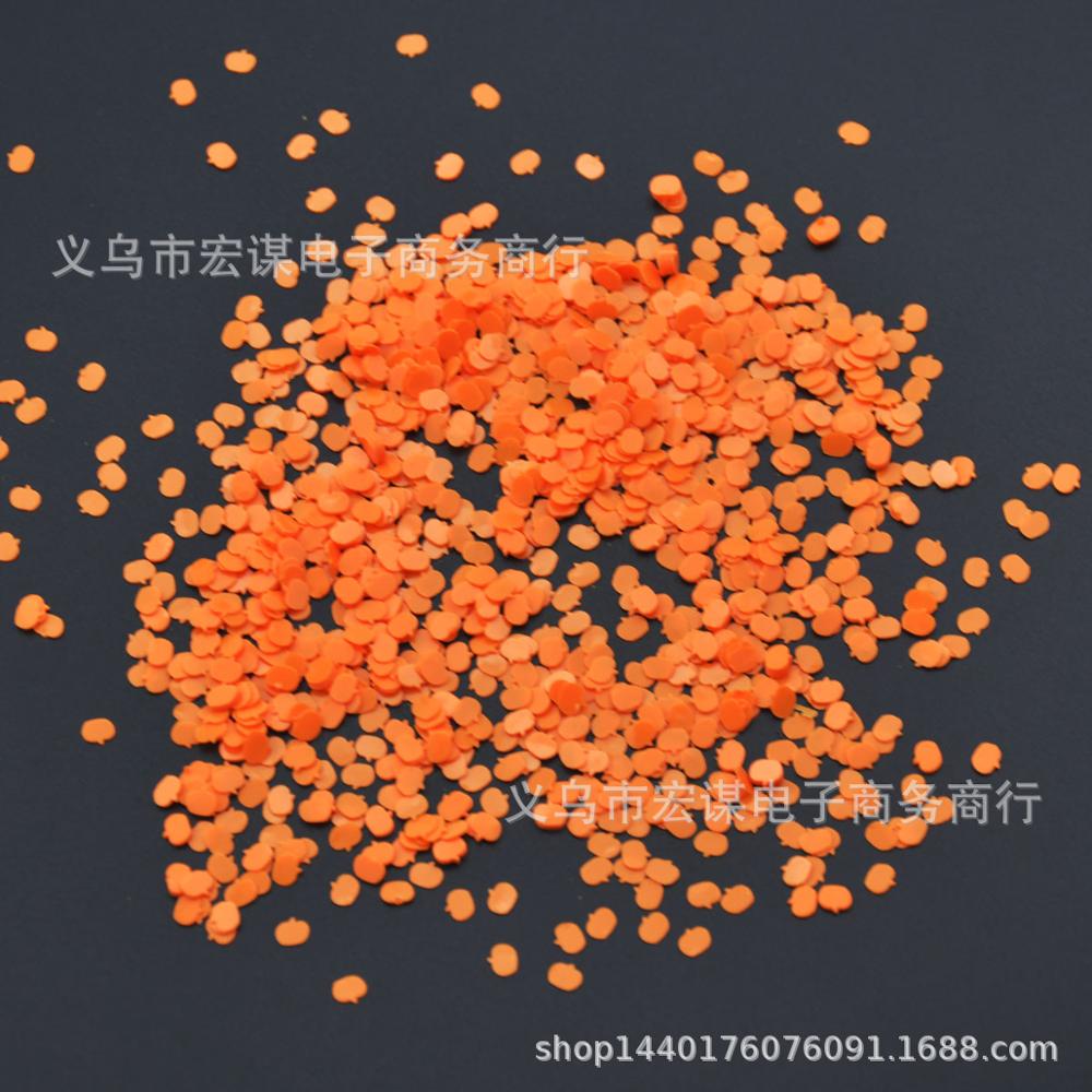 Halloween party/3mm/Pompoen/15 gram Pailletten PVC Platte voor DIY Card Making Craft Kleur Collection