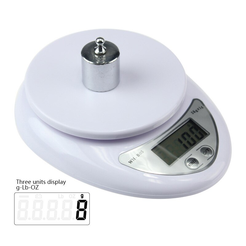 Household Round Kitchen Food Measuring Tools Kitchen Scales Balance Measuring Weighing LED Electronic Digital Scales