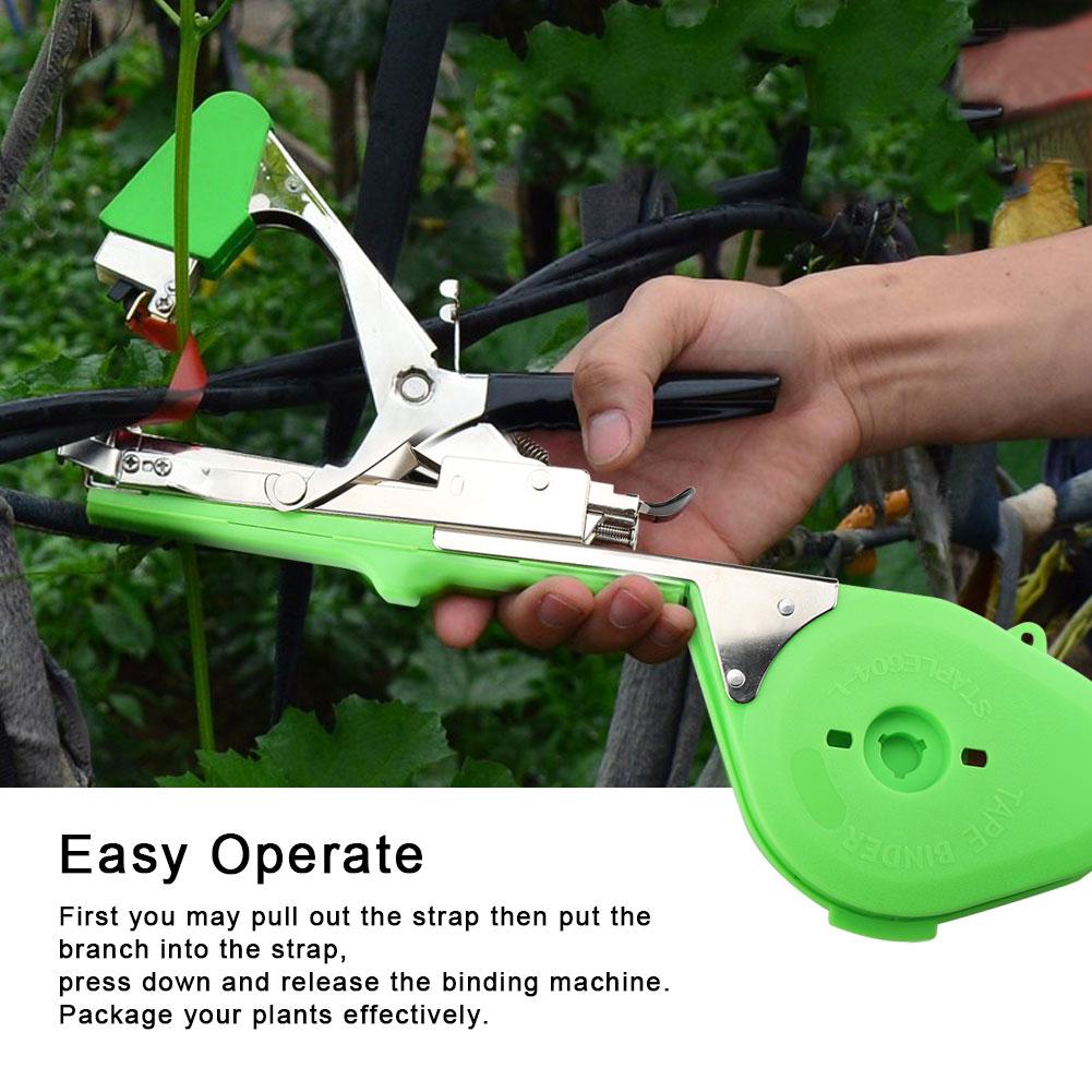 Portable Plant Hand Tying Tape tool Tapener Garden Tapetool Machine Plant Vegetable Hand Tying Binding Machine Tape Tool