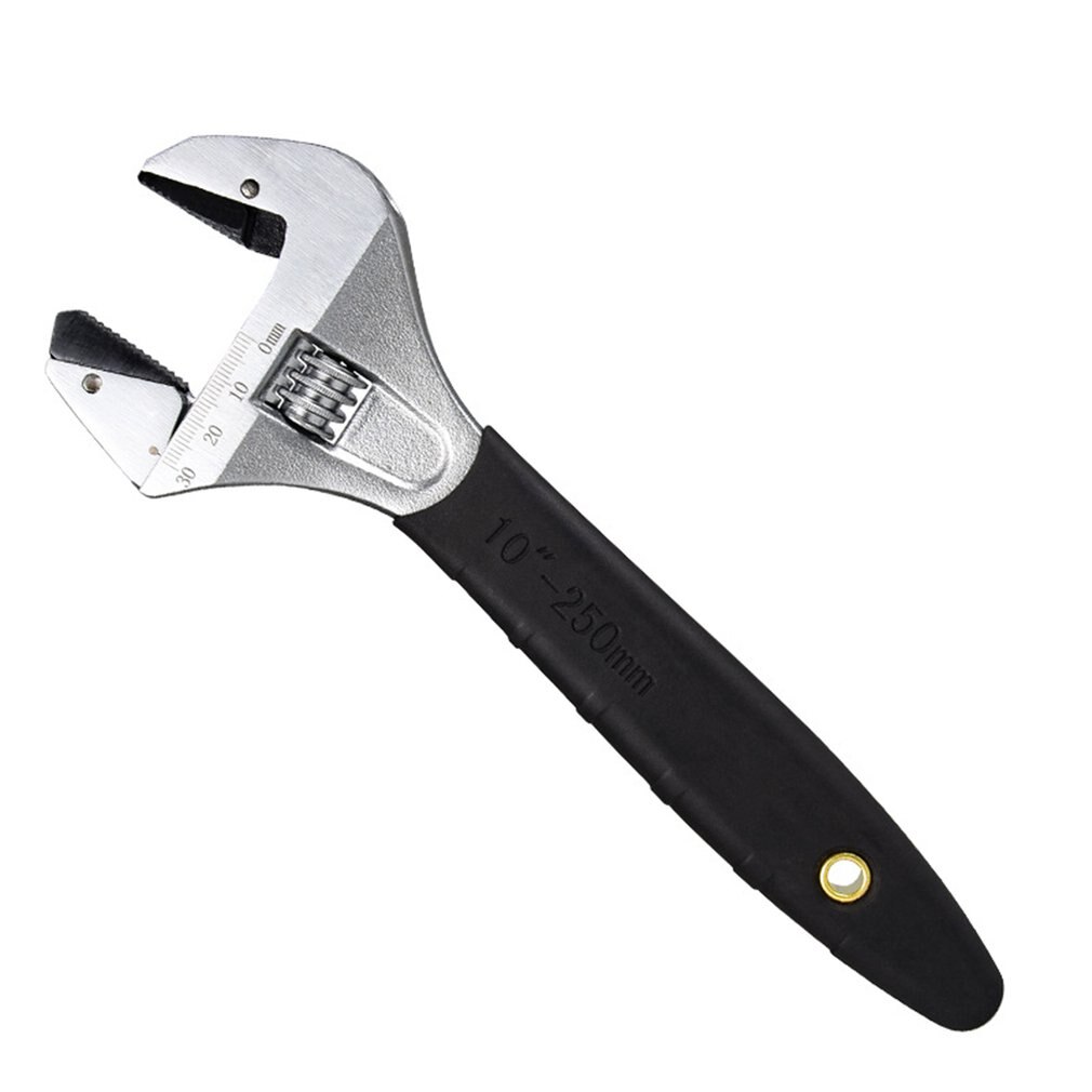 Wide Adjustable Wrench Universal Spanner Key Nut Wrench 8 Inch 10 Inch Large Opening Adjustable Spanner Repair Hand Tools