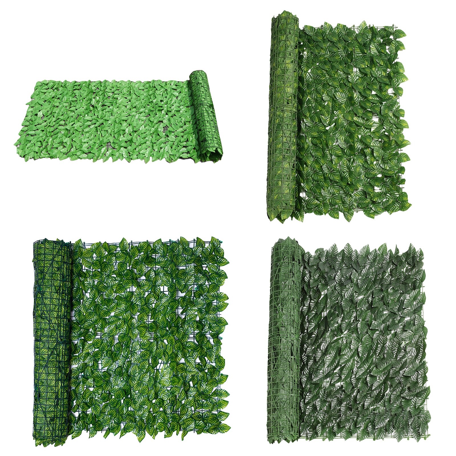 Artificial Privacy Fence Screen Artificial Hedges Fence Faux Vine Leaf Decoration For Outdoor Garden Accessories