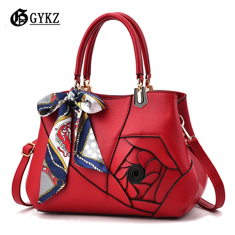 Rose Bow Handbags Crossbody Bags for Women Shoulder Bag High-capacity Handbags