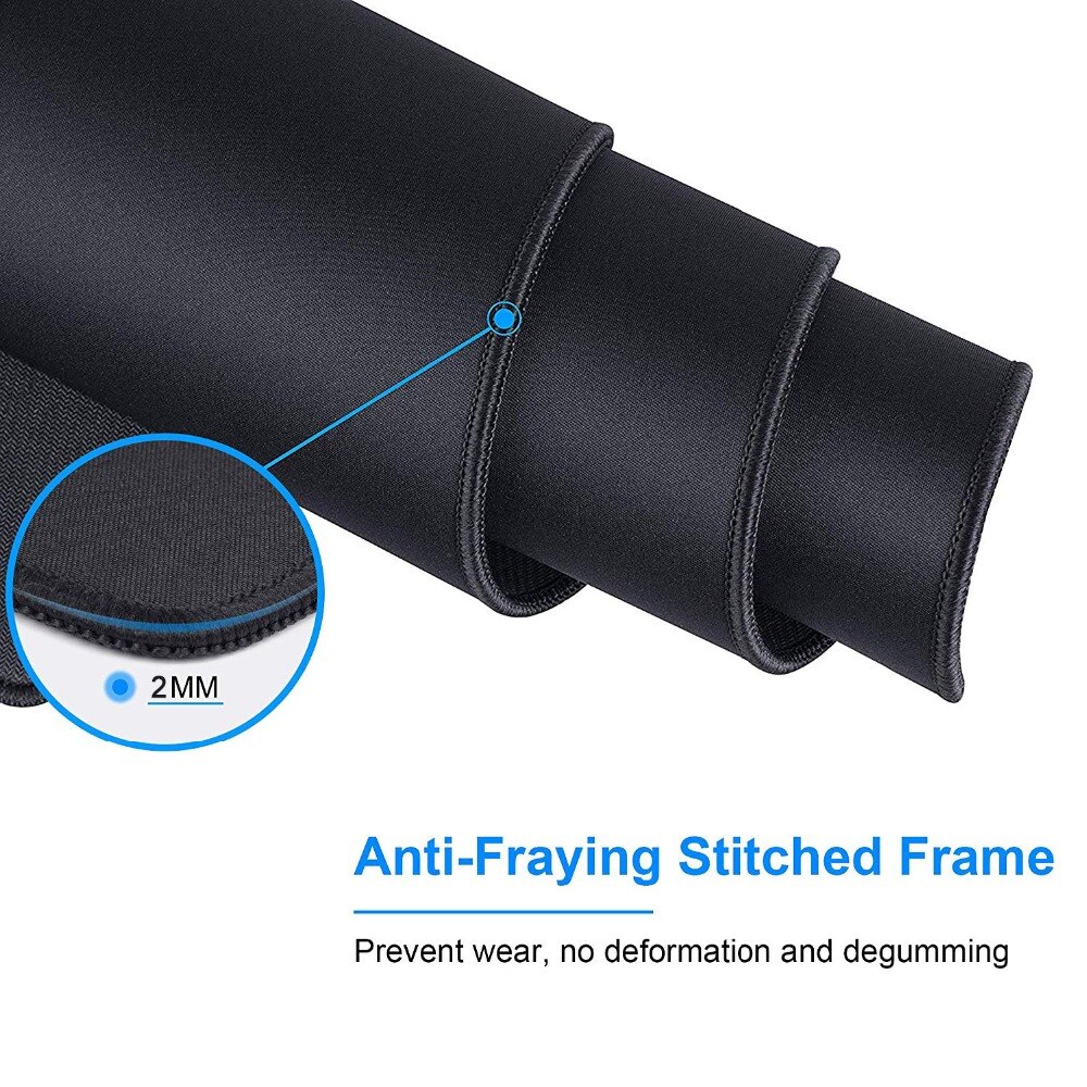 1PC Extra Large Anti-slip Rubber Desktop Keyboard Mice Mat Gaming Mouse Pad Old World Map Locking Edge Mousepad