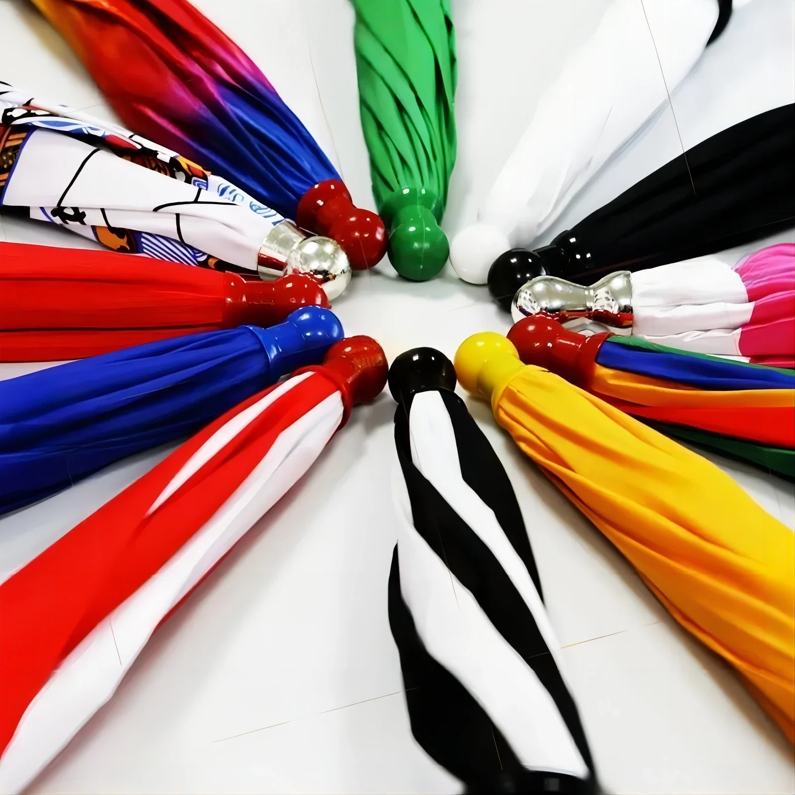Truco de Magia con paraguas (33cm de longitud), dispositivo de Magia de seda para paraguas, accesorios de Magia para escenario, accesorios de Magia, trucos, ilusiones de mago