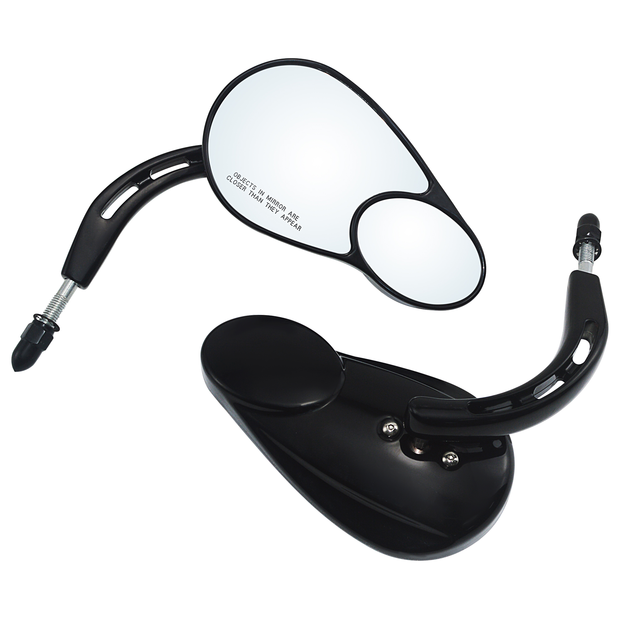 5/16 "Dividir Da Motocicleta Visão Espelhos Retrovisores Para Harley Suzuki Honda KAWASAKI Sportster Touring Road King FLHR Electra Street Glide Fat Boy Património acessórios para motos