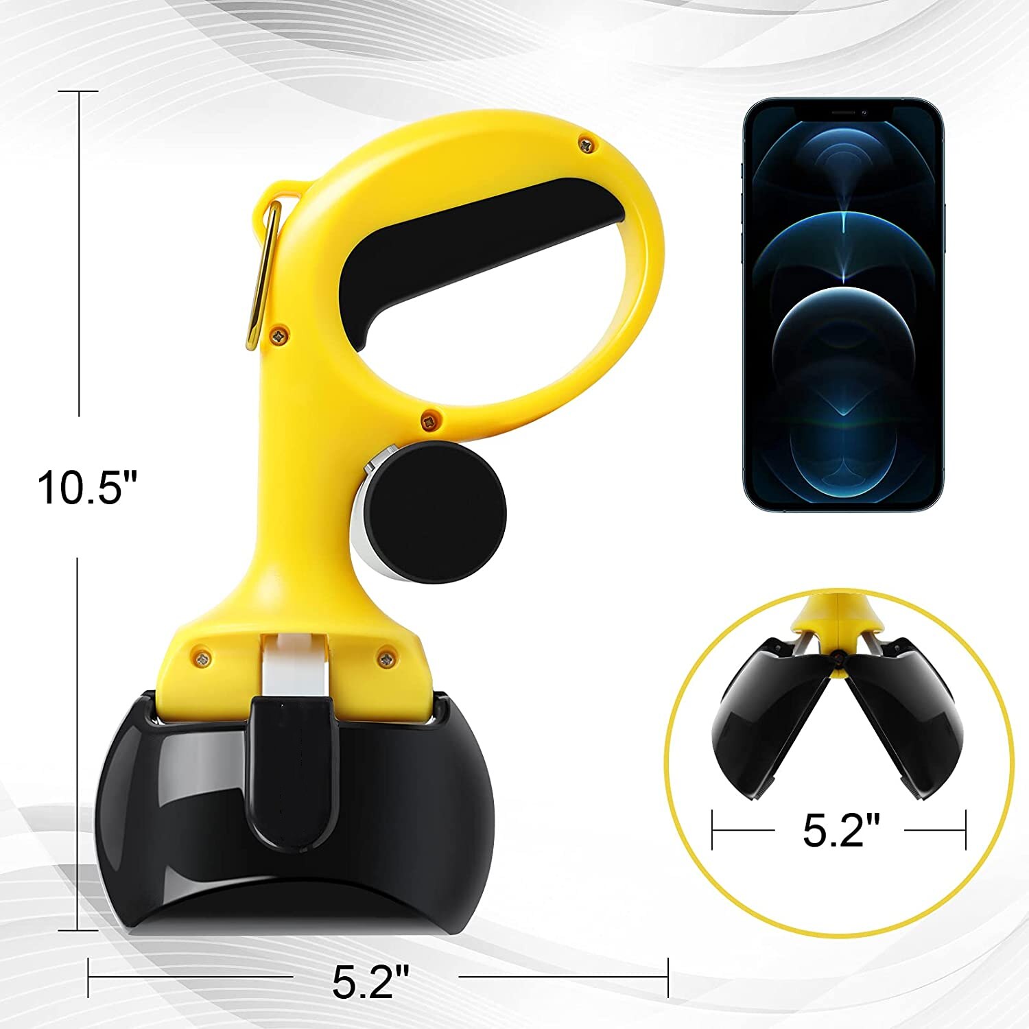 LVTUBANLV Pooper Schaufel für Hund Mittel Kleine Haustier Kacke Abfall wählen hoch Gestell Poo Abfall Entfernung robust Langlebig Nicht Zerbrechliche Pflücker