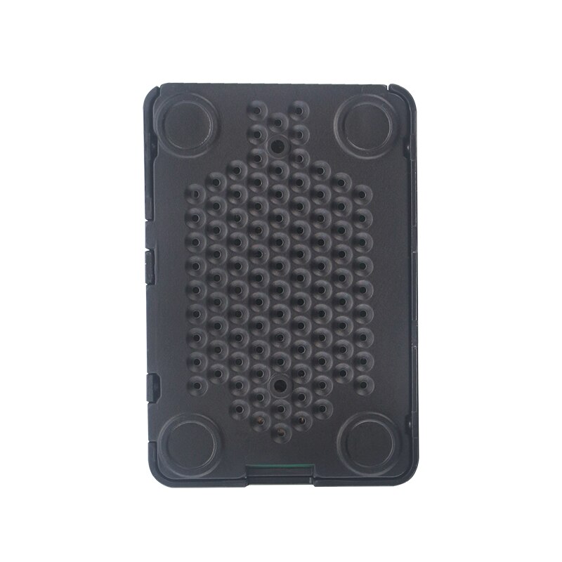 Raspberry Pi 4 Model B Case Black ABS Case Plastic Doos Behuizing met Aluminium Koellichaam Voeding voor Raspberry pi 4 4B