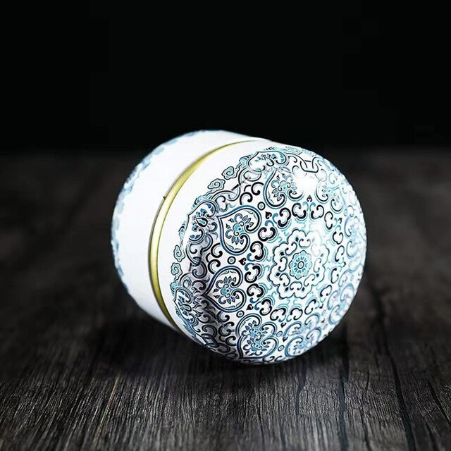 Classical Chinese double-lid tea cans, sealed oval tea cans, suitable for bulk tea, rock candy and coffee: Army Green