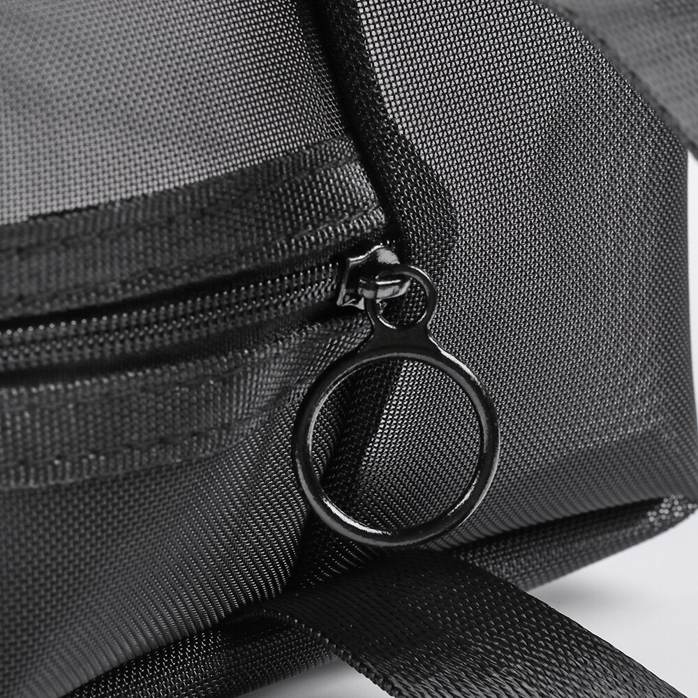 1Pcs Black Mesh Cosmetic Bag Zipper Makeup Bag For Women Wash Toiletry Bag Mesh Package Travel Organizer Storage Pencil Case