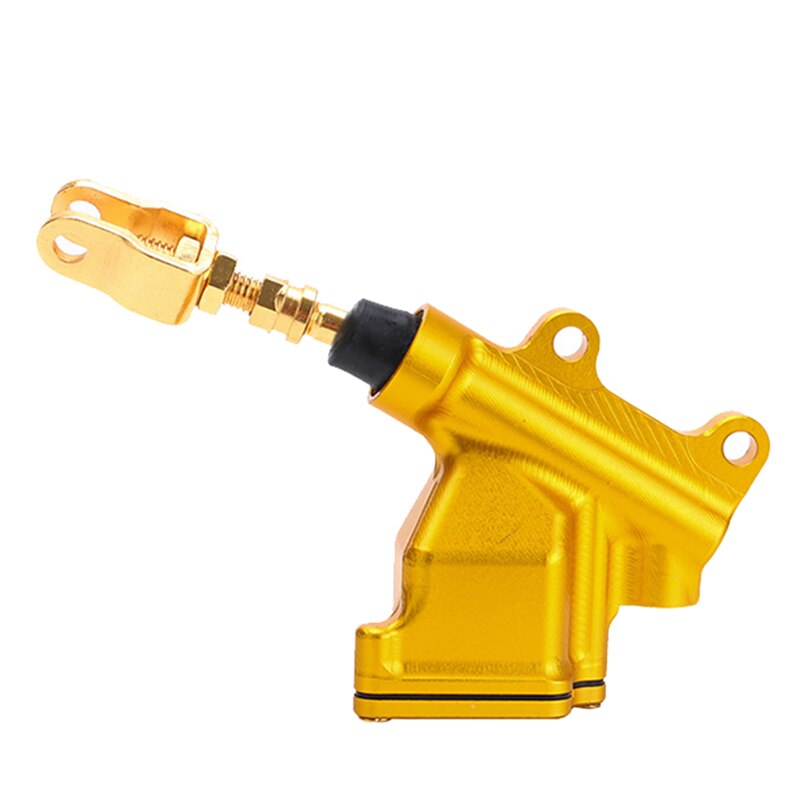 Universal CNC Motorcycle Rear Foot Brake Master Cylinder Hydraulic Brake Pump for Motorcycle Sport Dirt Bike Pit Qua: Default Title