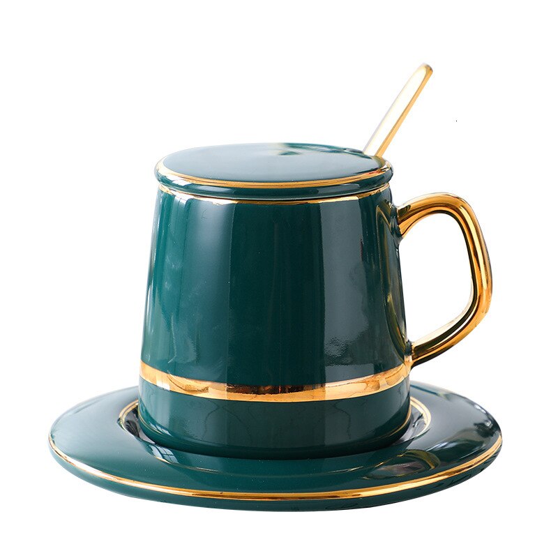 Tasse à café en céramique café Latte d'art | Luxueuse tasse à café lait, Europe du nord, thé de l'après-midi ménage service à thé noir