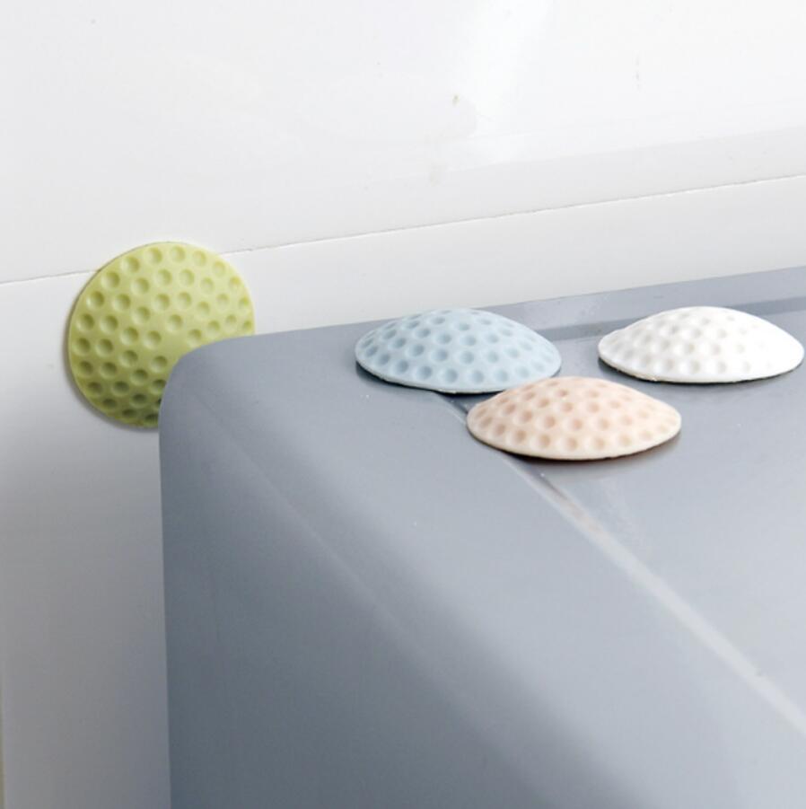 3Pcs/Lot Protection Baby Safety Shock Absorbers Security Card Rubber Door Stoppers Wall Protectors Door Handle Bumpers