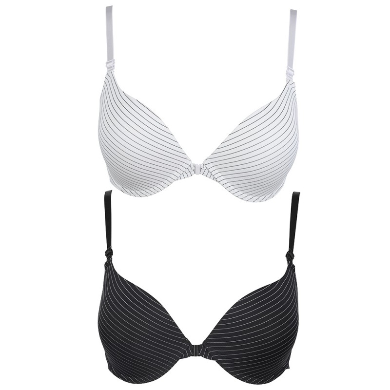 Bra Spring & Summer Seamless Sexy Front Closure Bra Girls's Push Up Underwear Buckle Female Small Chest Bra Underwire