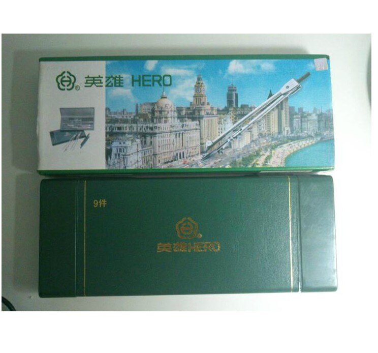 9 parts set compasses piece set compasses set mechanical drawing tool H4009