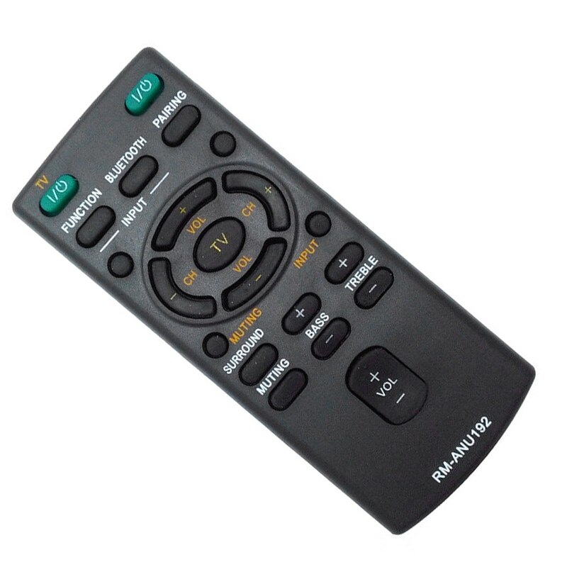 Vervangen Afstandsbediening RM-ANU192 Voor Sony Soundbar RM-ANU191 HT-CT60BT SA-CT60BT