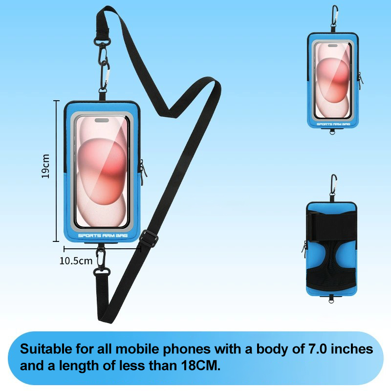 Bracciale sul telefono Borsa per cellulare Braccialetti da polso Borse Mp3 mp4 Porta cellulare sportivo Accessori per telefoni cellulari Donna sport: MULTI