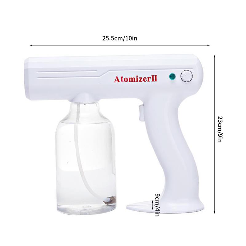 Atomizer Adjustable Handheld Fog Sprayer 800ml Rechargeable Atomizer Water Mist Spraying Machine