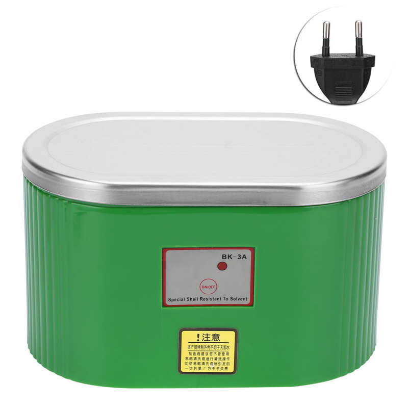 Ultrasonic Washing Machine High Power for Jewellery Watches Cleaner 0.4L BK-3A AC Ultrasonic Cleaner: EU Plug