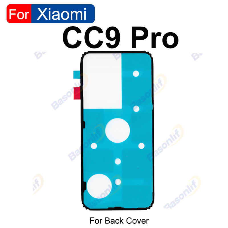 Back Cover Waterproof Adhesive For XiaoMi Mi 10 CC9 Pro 9 8 Lite SE 9T Pro POCO X3 Pro Series Rear Sticker Replacement Glue: Yellow