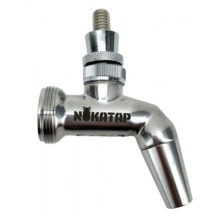 NUKATAP (Updated by intertap) SS TAP ONLY (STAINLESS STEEL) beer tap (free plastic handle included)