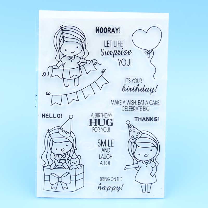 Timbre clair Transparent pour bricolage | scrapbooking/fabrication de cartes, A321,