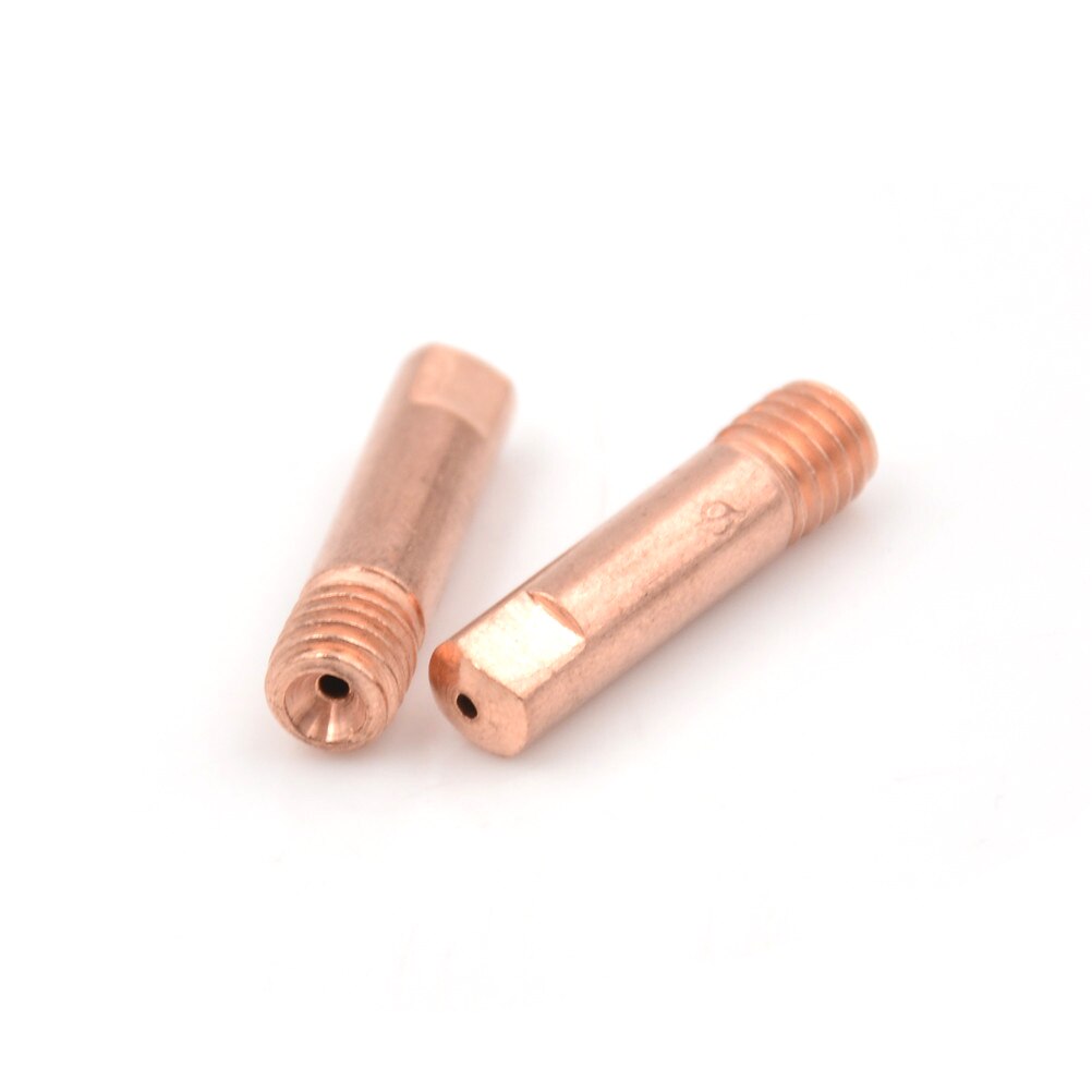 10Pcs/Pack Conductive Nozzle 1.0mm 1.2mm MB-15AK MIG/MAG Welding Weld Torch Contact Tips Holder Gas Nozzle Part Tool Set