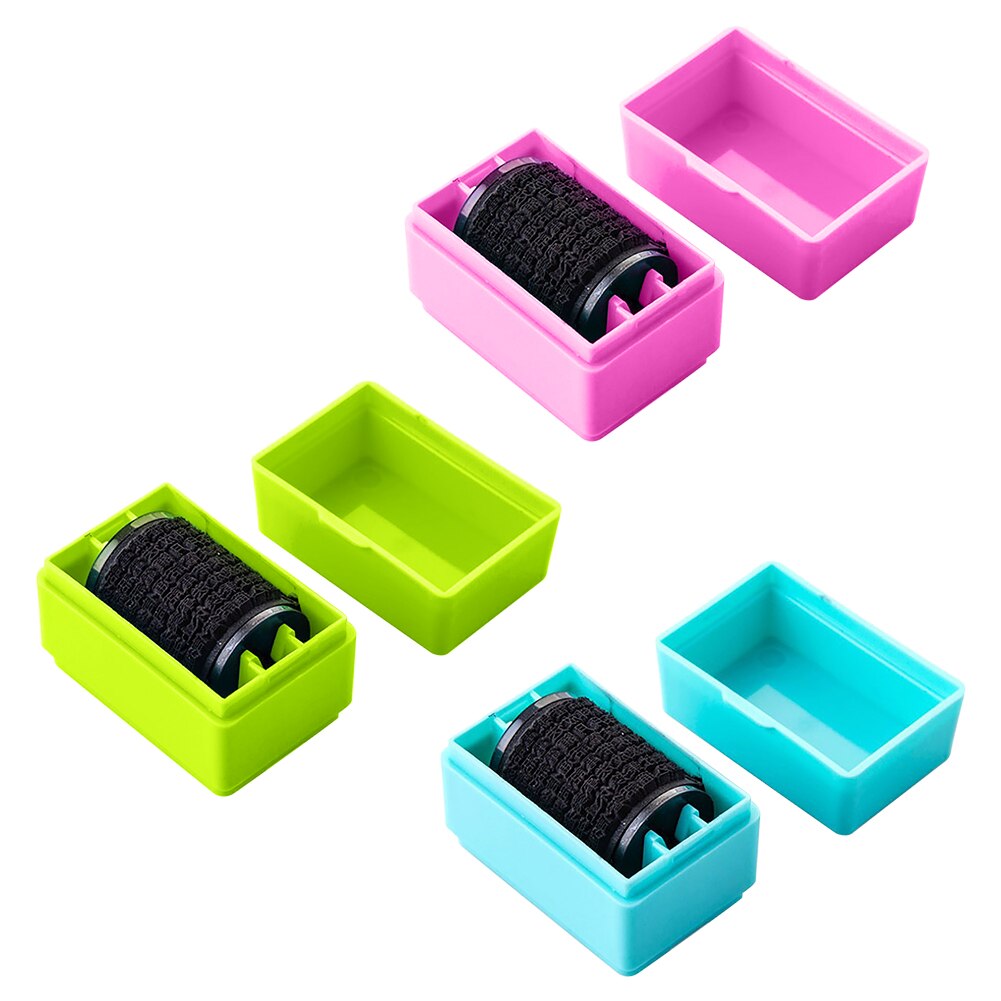 Security Hide ID Code Roller Garbled Self Inking Rubber Stamps Identity Theft Protection Seal Office UseCoverage Confidential