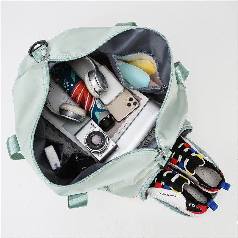 Bolsa de lona de nailon para Yoga para hombre y mujer, bolsa de lona para gimnasio, para entrenamiento en , bolsa deportiva para zapatos