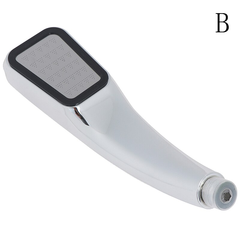 Cabezal de ducha de alta presión con 300 orificios, rociador manual con ahorro de agua de baño, boquilla con filtro de ahorro de agua, accesorio para Baño: B