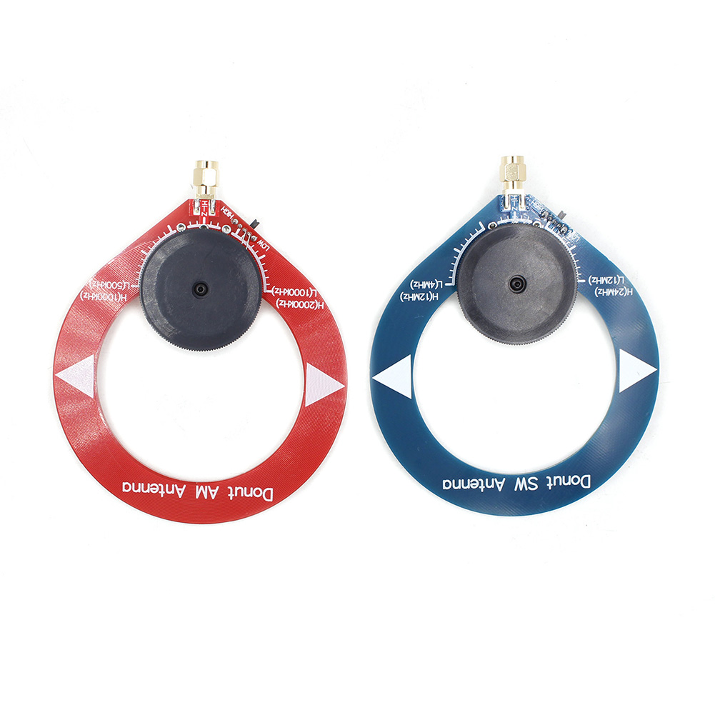 Circular Antenna AM MW/SW Donut Antenna 4MHz-24MHz 500kHz-2000kHz Doughnut Medium Short Wave Antenna Portable No Burrs for Radio