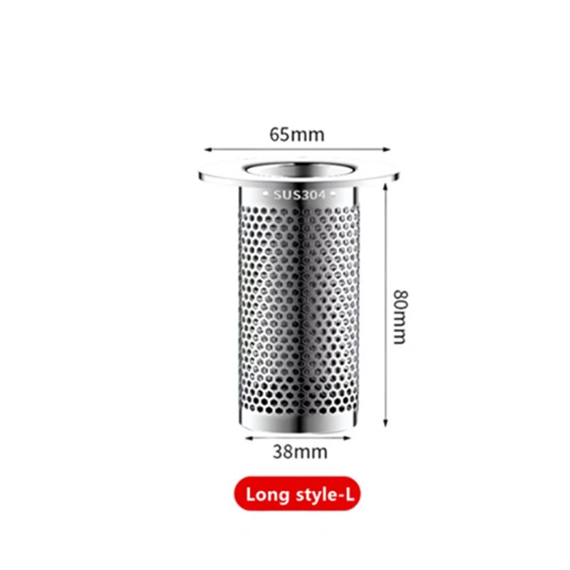 Roestvrijstalen gootsteenfilter Mesh Afvoerputje Filter Mesh Aanrecht Anti-verstopping Filter Badkamer Haarvanger Gootsteenaccessoires: Bronze